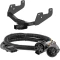 For 2022-2024 Ford F150 Trailer Hitch + Wiring 4 Pin Fits Models w/ Factory Receiver w/ USCAR 7-way Factory Connector Curt 14021 55384 2 inch Tow Receiver