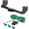 For 22-26 Toyota Tundra All Models, Exc factory receiver Trailer Hitch + Wiring 4 Pin Curt 14022 58044 2 inch Tow Receiver