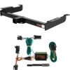 For 2000-2002 Chevy Express 2500 Trailer Hitch + Wiring 4 Pin Fits All Models Curt 14090 55377 2 inch Tow Receiver