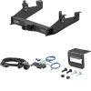 For 2020-2024 GMC Sierra 2500 HD Trailer Hitch + Wiring 5 Pin Except factory receiver Curt 15010 2.5 in Tow Receiver