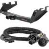 For 2001-2002 GMC Sierra 1500 HD Trailer Hitch + Wiring 4 Pin Fits All Models Curt 15323 55384 2 inch Tow Receiver