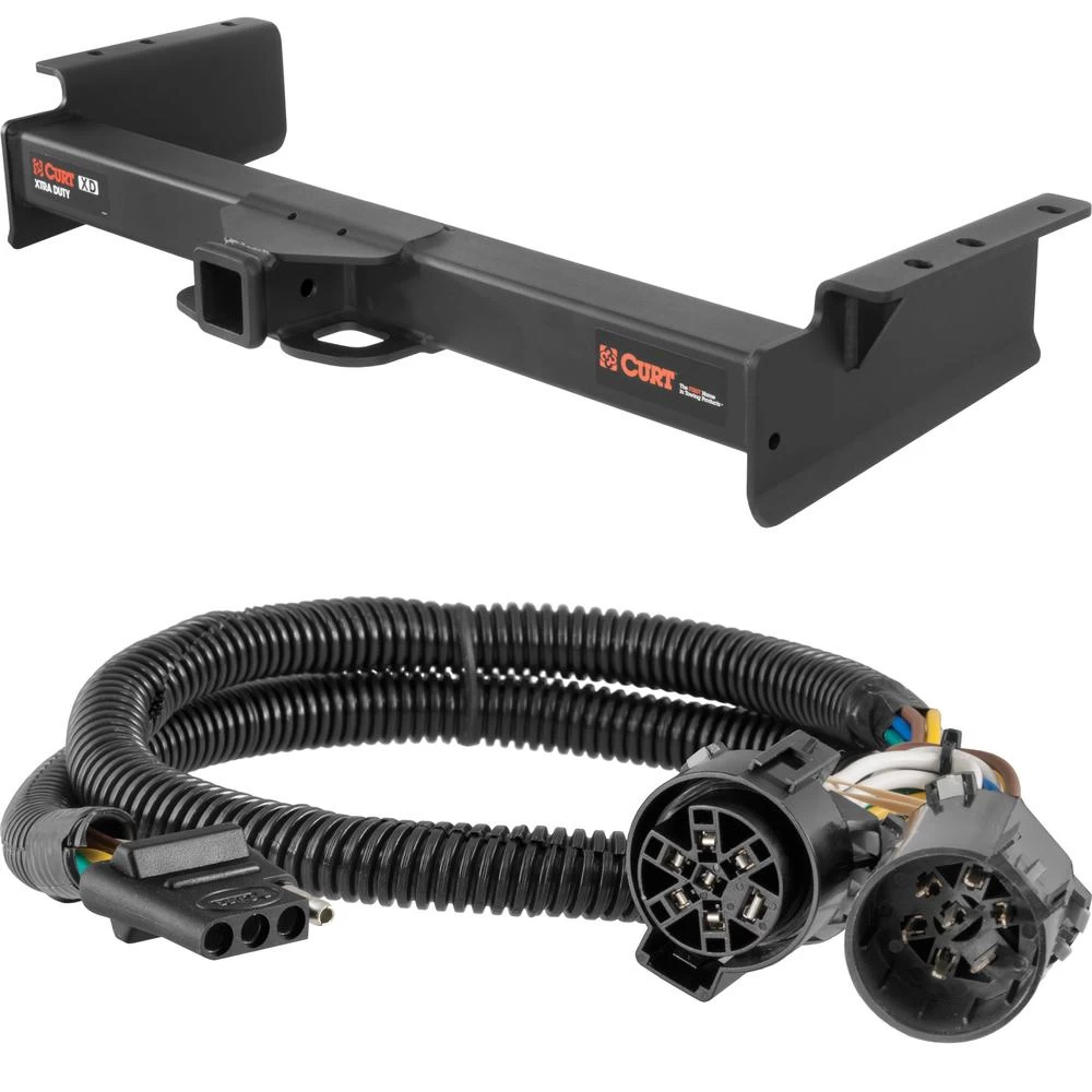For 2003-2006 Chevy Tahoe Trailer Hitch + Wiring 4 Pin Fits All Models Curt 15324 55384 2 inch Tow Receiver