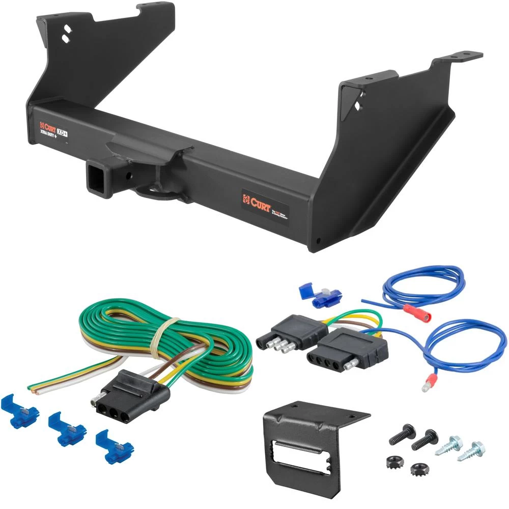 For 2015 Ram 2500 Trailer Hitch + Wiring 5 Pin Fits All Models Curt 15409 2 inch Tow Receiver