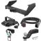 For 1999-2001 Ford F250 Super Duty Tow Package Camp n' Field Trailer Hitch + Brake Controller Curt Assure 51160 Proportional Up To 4 Axles + 7 Way Trailer Wiring Plug & 2-5/16" ball 4 inch drop Fits w/ Factory 4-Flat Curt 15810 2.5 in Tow Receive