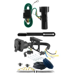 For 80-86 Ford F-100 150 250 350 Bronco Trailer Wiring 7 Way Trailer Wiring Plug w/ Bracket Curt