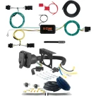 For 2015-2023 Jeep Renegade Trailer Wiring 7 Way Trailer Wiring Plug w/ Bracket Fits All Models Curt