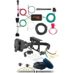 For 2017-2022 Kia Sportage Trailer Wiring 7 Way Trailer Wiring Plug w/ Bracket Fits All Models Curt