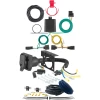 For 2012-2015 Ram C/V Trailer Wiring 7 Way Trailer Wiring Plug w/ Bracket Fits All Models Curt