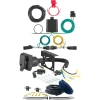 For 2012-2020 Ford Flex Trailer Wiring 7 Way Trailer Wiring Plug w/ Bracket Fits All Models Curt