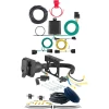 For 2014-2021 Jeep Grand Cherokee Trailer Wiring 7 Way Trailer Wiring Plug w/ Bracket Fits All Models Curt