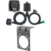 For 23-27 Honda Pilot Trailer Wiring 7 Way Trailer Wiring Plug w/ Bracket Curt