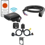 Curt Echo Under-Dash Electric Trailer Brake Control with 7-Way Wiring Kit