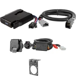 Curt Venturer Electric Trailer Brake Control w/ 7-Way Wiring Kit For 16-22 Honda Pilot 19-25 Passport