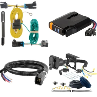 Curt Discovery Electric Trailer Brake Control with Wiring Kit for Chevy and GMC vans