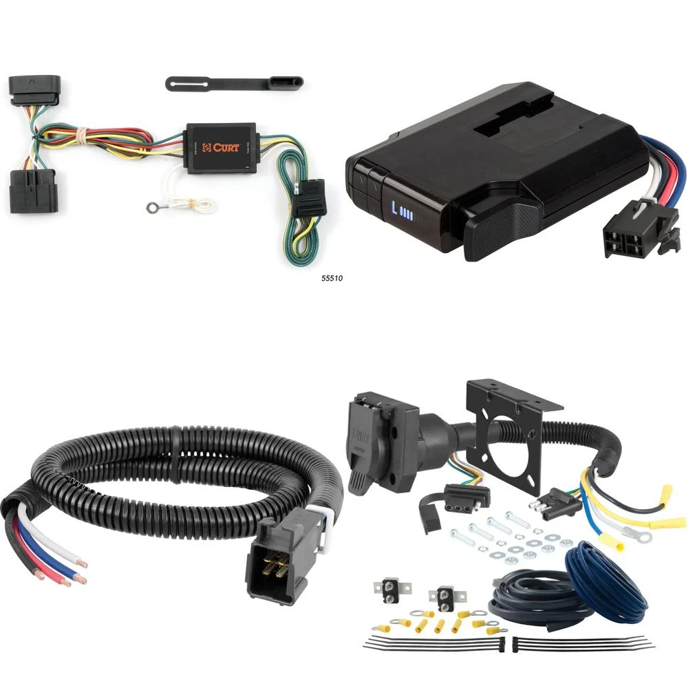 Curt Venturer electric brake control with wiring for Chevy Colorado