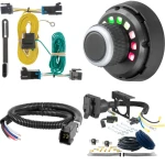 Curt Spectrum Electric Trailer Brake Control w/ 7-Way Wiring Kit For 03-27 Chevy Express GMC Savana 1500 2500 3500