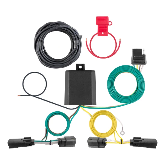 Curt Venturer electric trailer brake control with 7-way wiring for Jeep