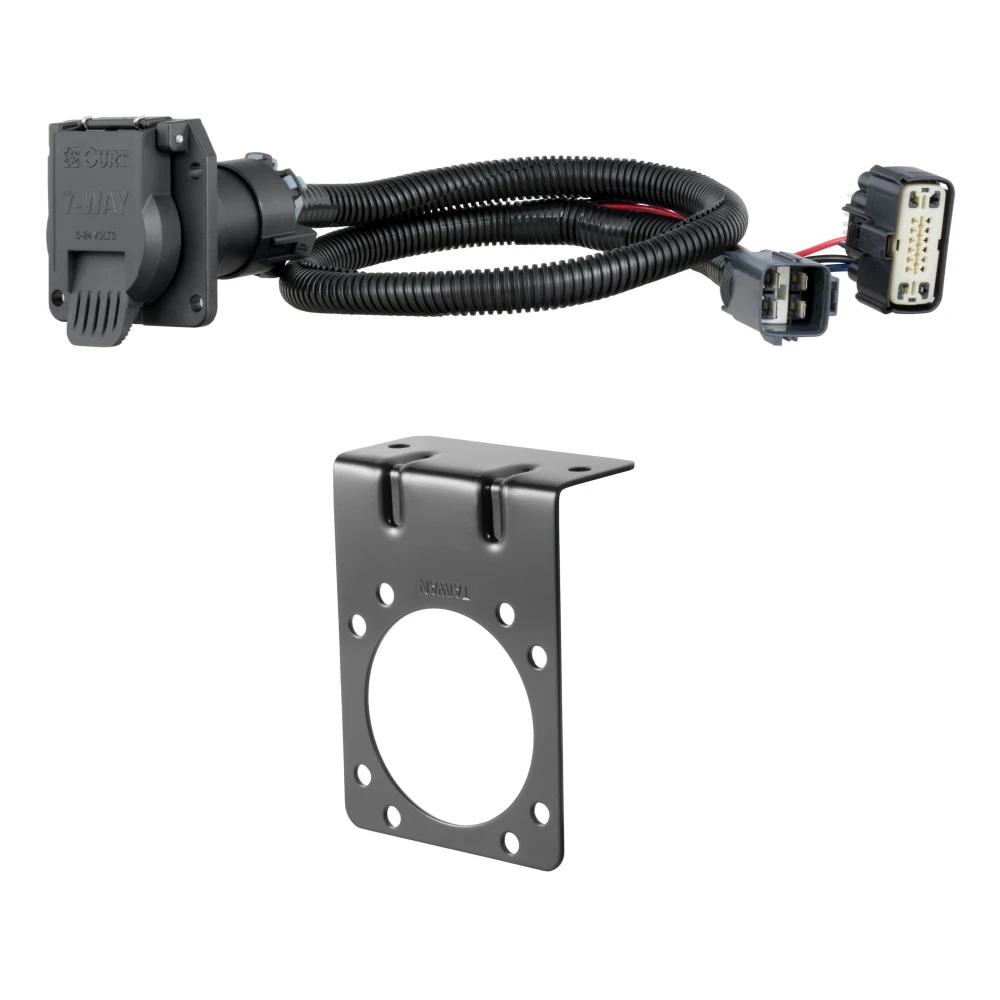 Curt Echo Under-Dash Electric Trailer Brake Control with 7-Way Wiring Kit