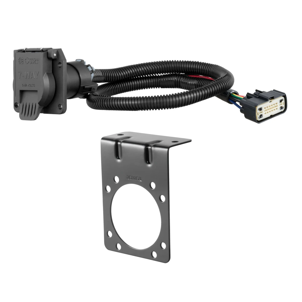 Curt Echo Under-Dash Electric Trailer Brake Control with 7-Way Wiring Kit