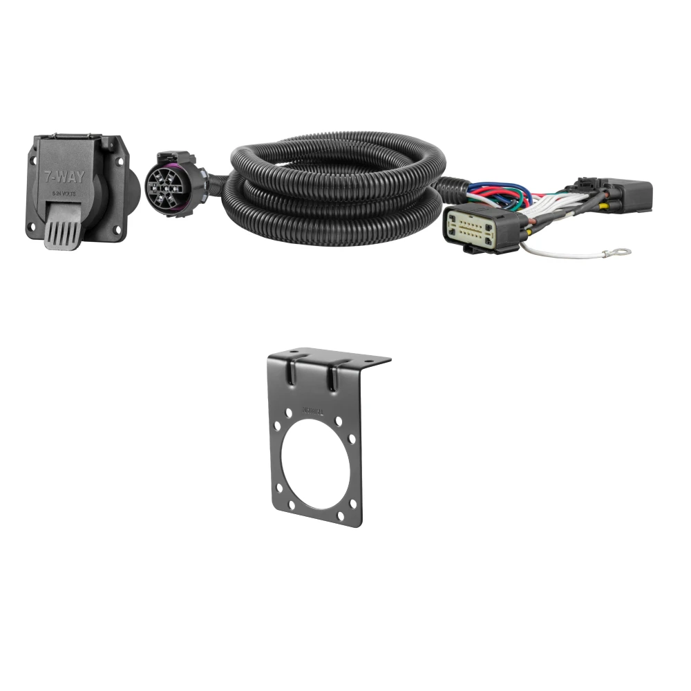 Curt Echo Under-Dash Electric Trailer Brake Control with 7-Way Wiring Kit