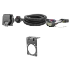 Curt Echo Under-Dash Electric Trailer Brake Control with 7-Way Wiring Kit