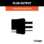 Curt Spectrum Electric Trailer Brake Control with 7-Way Wiring Kit