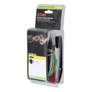 Curt TriFlex NEXT Electric Trailer Brake Control with 7-Way Wiring Kit