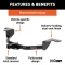 For 2009-2010 Mini Cooper Trailer Hitch Fits Convertible Except S Series Curt 11160 1-1/4 Tow Receiver