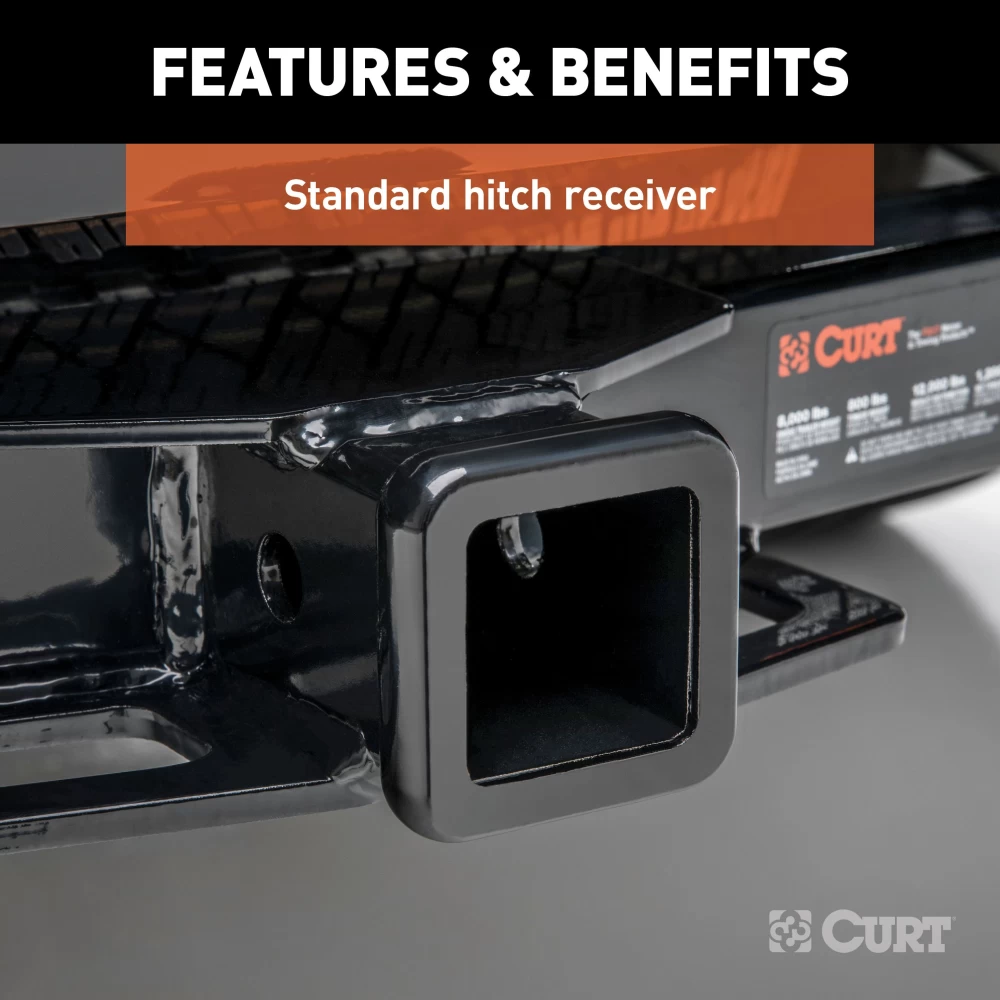 For 2019-2024 Honda Passport Trailer Hitch Fits All Models Curt 13421 2 inch Tow Receiver