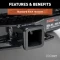 For 2003-2009 Toyota 4Runner Trailer Hitch Fits All Models Curt 13445 2 inch Tow Receiver