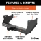 For 2003-2006 Chevy Silverado 3500 Trailer Hitch Except Tommy Gate lift or cab & chassis Except factory receiver Curt 15703 2.5 in Tow Receiver