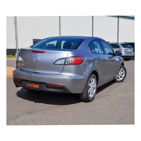 For 2010-2013 Mazda 3 Trailer Hitch Fits Sedan w/ LED Taillights Curt 11393 1-1/4 Tow Receiver