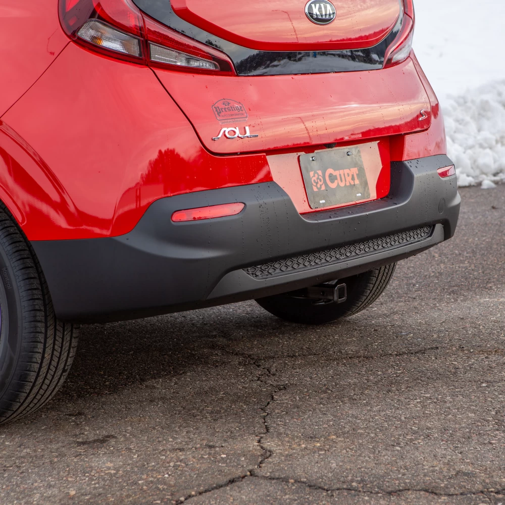 For 2020-2024 Kia Soul Trailer Hitch Fits Models w/o LED Taillights Excluding center exhaust Curt 11575 1-1/4 Tow Receiver