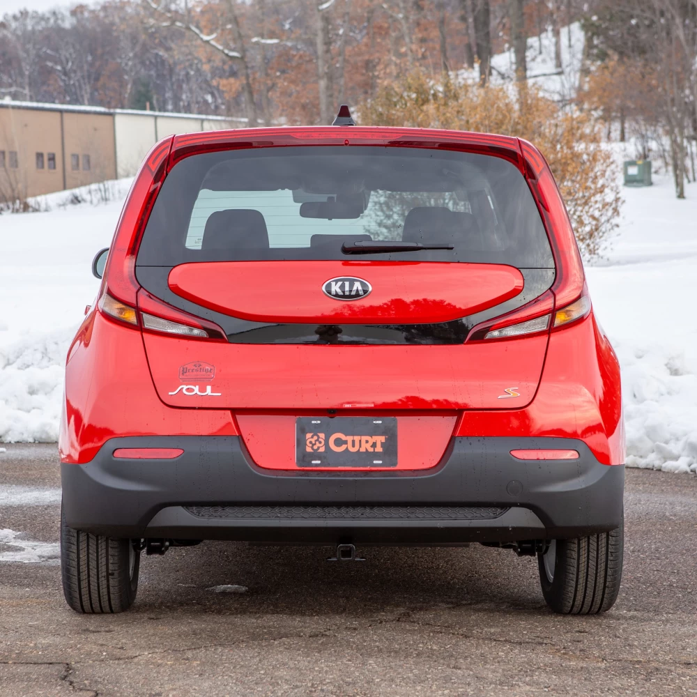 For 2020-2024 Kia Soul Trailer Hitch Fits Models w/o LED Taillights Excluding center exhaust Curt 11575 1-1/4 Tow Receiver