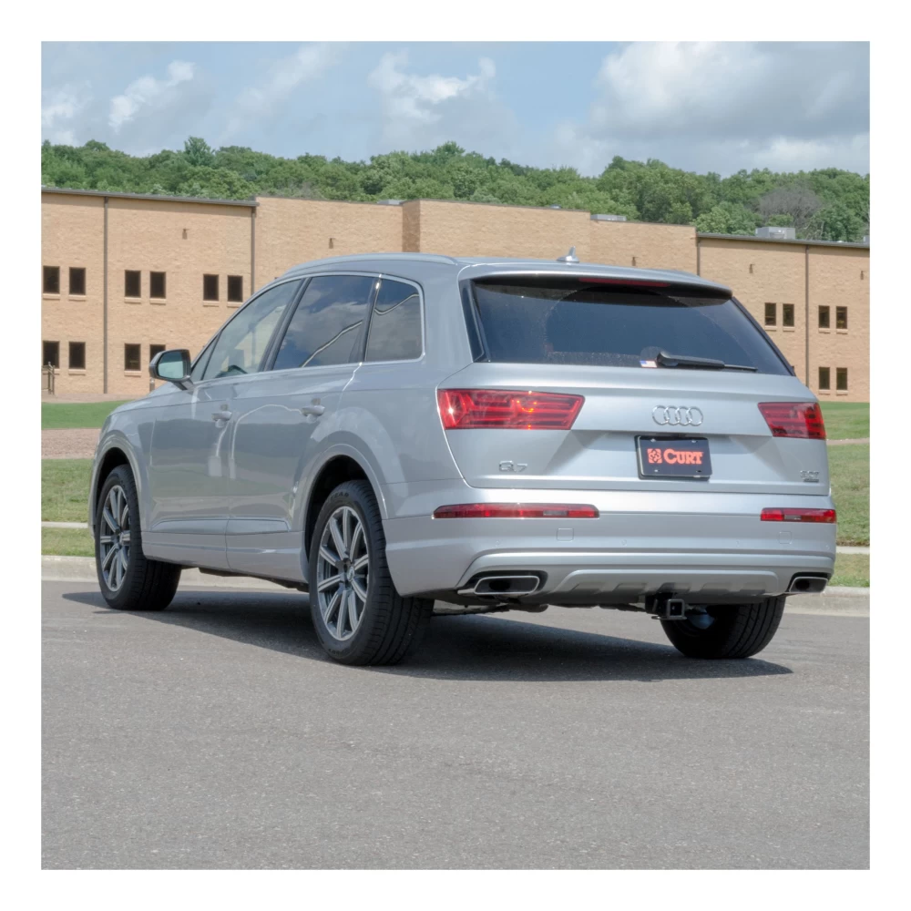 For 2017-2025 Audi Q7 Trailer Hitch Fits Models w/ Existing USCAR 7-way Curt 13277 2 inch Tow Receiver