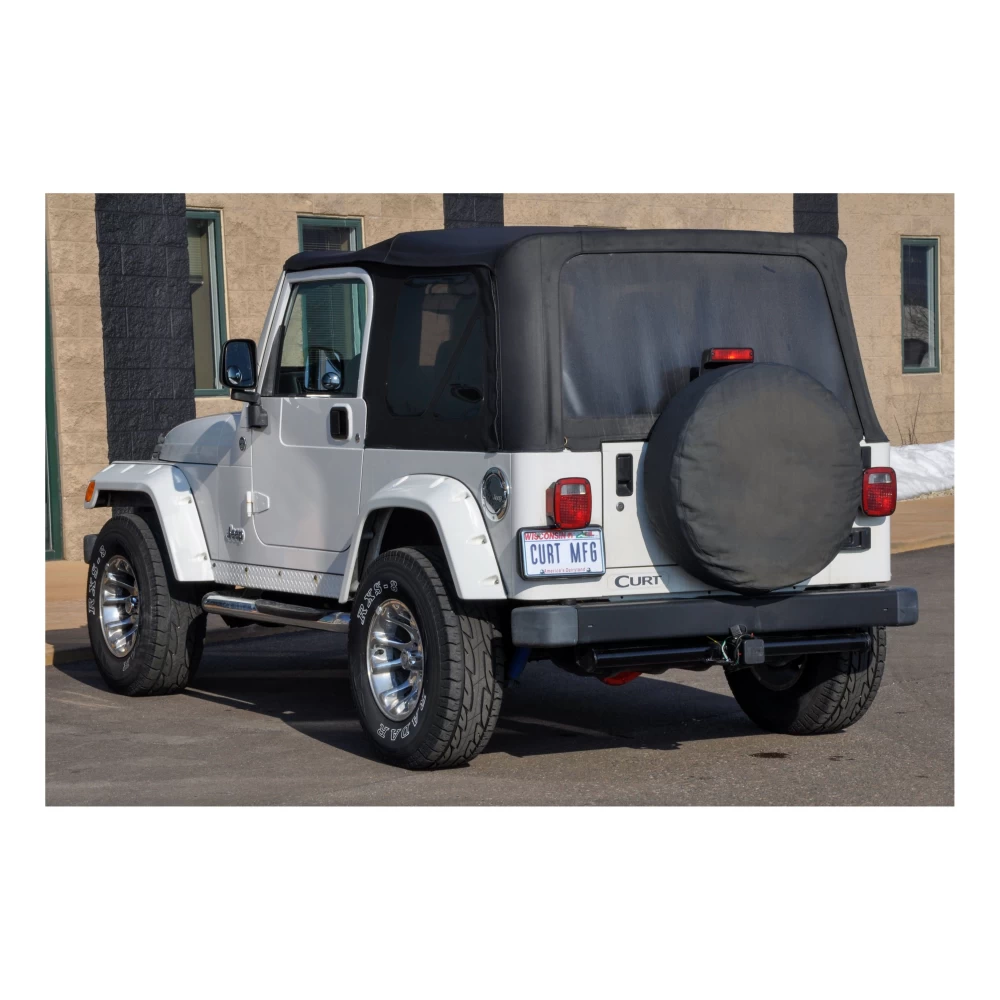 For 1998-2006 Jeep Wrangler Trailer Hitch Fits All Models Curt 13430 2 inch Tow Receiver