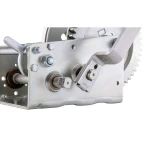 CURT 2-speed winch featuring cold-forged steel and ergonomic handle for boats