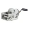 CURT 2-speed winch with cold-forged steel construction for boats, rated for 3,800 lbs, universal mounting.