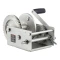 CURT 2-speed winch with cold-forged steel construction for boats, rated for 3,800 lbs, universal mounting.