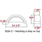 Set of 2 Black Fulton Single Axle Trailer Fenders 8" to 12" Wheels Top Step 21.5" Long Boat Utility Sale Replacement