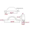 Fulton White Single Axle Trailer Fender 14" Wheels Triple Step 42-5/8" Long Boat Utility Sale Replacement