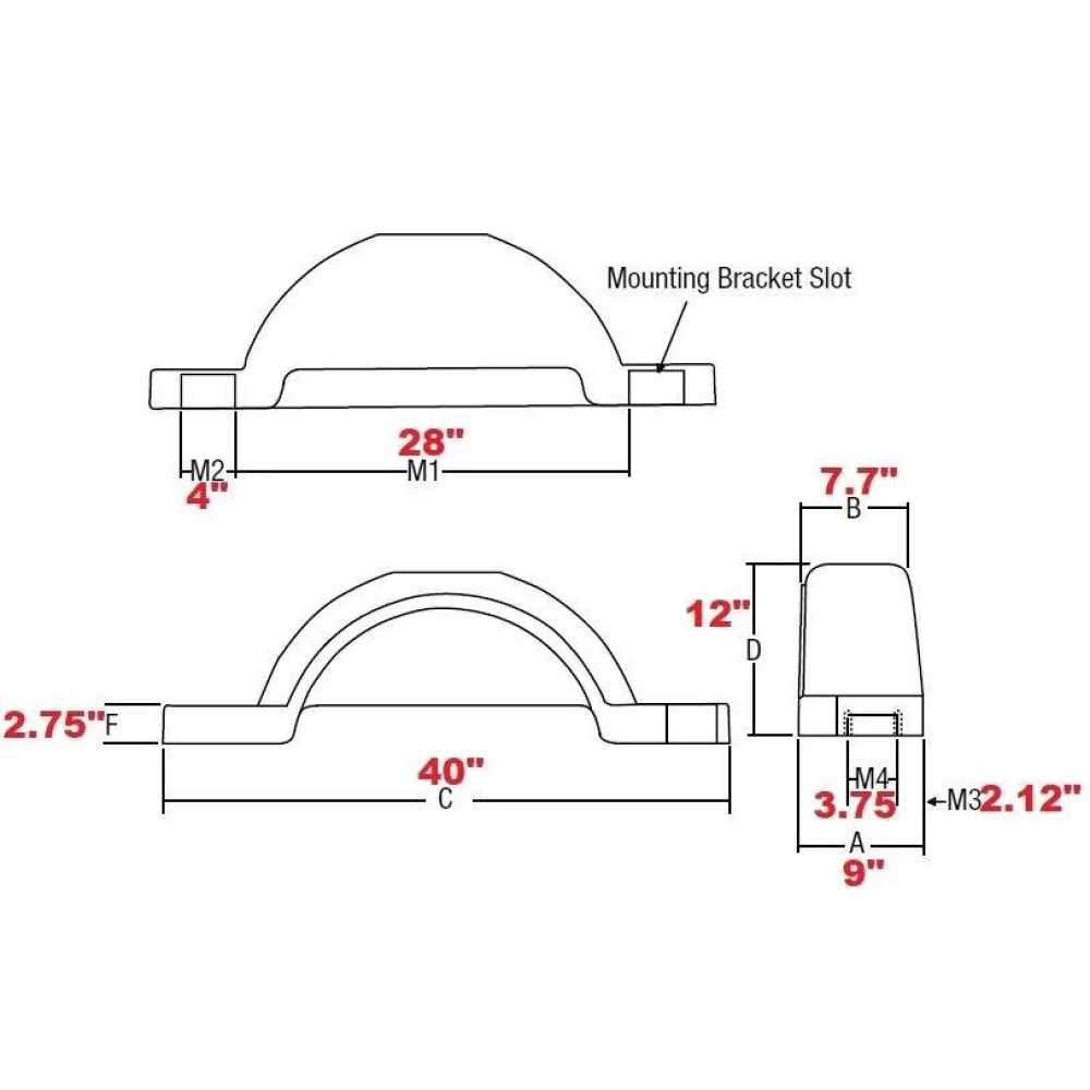 8583 Black Fulton Single Axle Trailer Fenders 13" Wheels Triple Step 40" Long Boat Utility Sale Replacement Black Fulton Single Axle Trailer Fenders 13" Wheels Triple Step 40" Long Boat Utility Sale Replacement