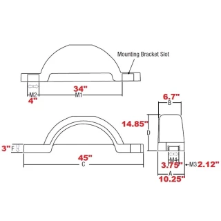 008595 008595 Fulton Set of 2 Silver Fulton Single Axle Trailer Fenders 15" Wheels Triple Step 45" Long Boat Utility Sale Replacement Set of 2 Silver Fulton Single Axle Trailer Fenders 15" Wheels Triple Step 45" Long Boat Utility Sale Replacement