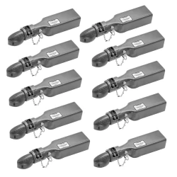 Bulldog 10x 7K Collar-Lok Trailer Coupler for 2" Ball 3" Channel Pin Latch