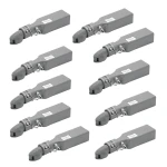 Bulldog 5K Collar-Lok Straight Trailer Coupler 2" Ball 3" Channel Pin Latch – Bundle of 10