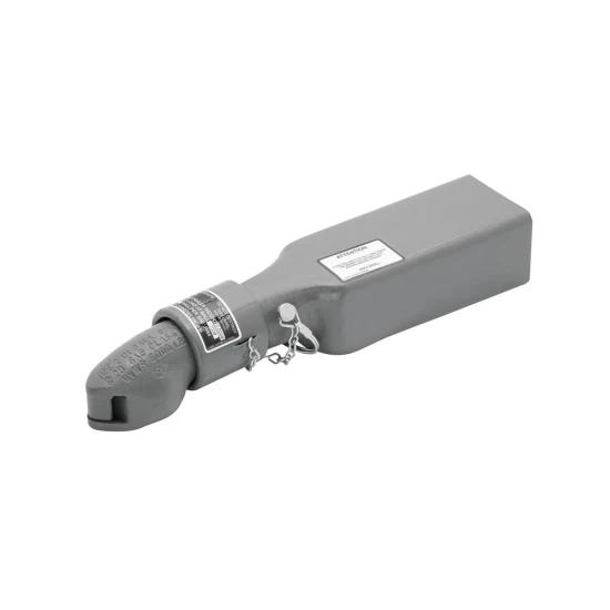 Bulldog 5K Collar-Lok Straight Trailer Coupler 2" Ball 3" Channel Pin Latch – Bundle of 10