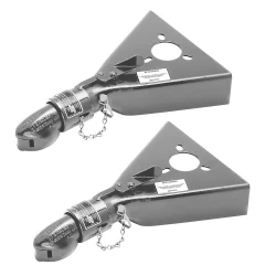 Bulldog 2x 7K Collar-Lok A-Frame Trailer Coupler Tongue for 2" Ball