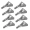 Bulldog 8-Pack 7K A-Frame Trailer Couplers with Collar-Lok Latch for 2" Ball Bolt-On