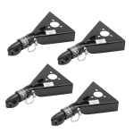 Bulldog 7K Collar-Lok A-Frame Trailer Coupler 2" Ball Weld-On – 4 Pack
