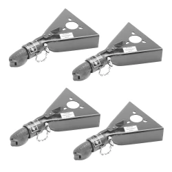 Bulldog 4x 5K Collar-Lok A-Frame Trailer Coupler for 2" Ball